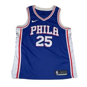 Philadelphia 76ers 25 Simmons NBA X Nike Connect Dri-Fit Basketball Jersey Tank
